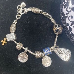 never used brighton charm bracelet excellent